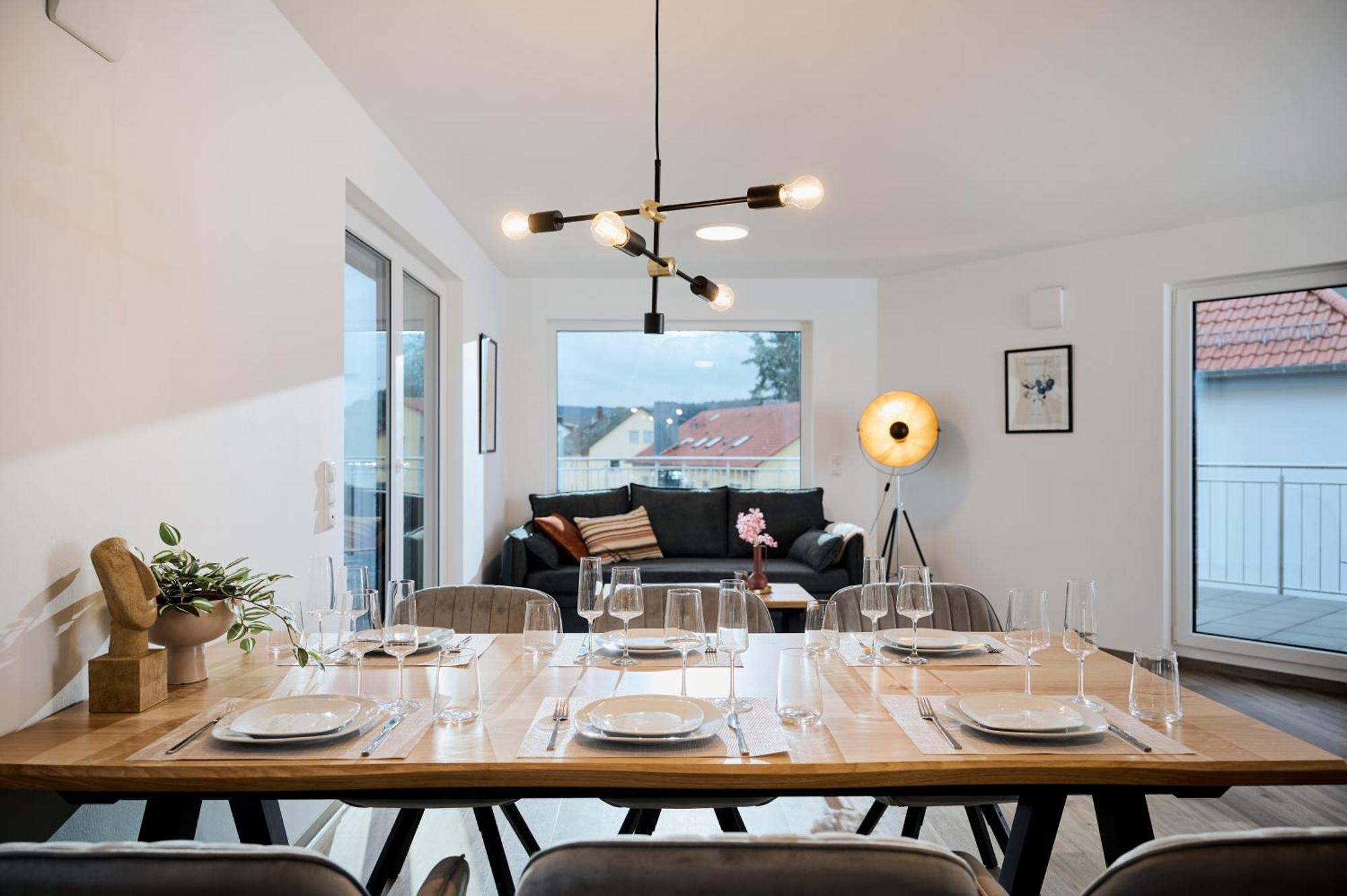 באד קיסינגן Moderne Apartments Mit Highspeed-Wlan Und Gratis-Tiefgarage Ihr Perfekter Rueckzugsort Nahe Dem Zentrum Und Der Therme I Barrierearm מראה חיצוני תמונה
