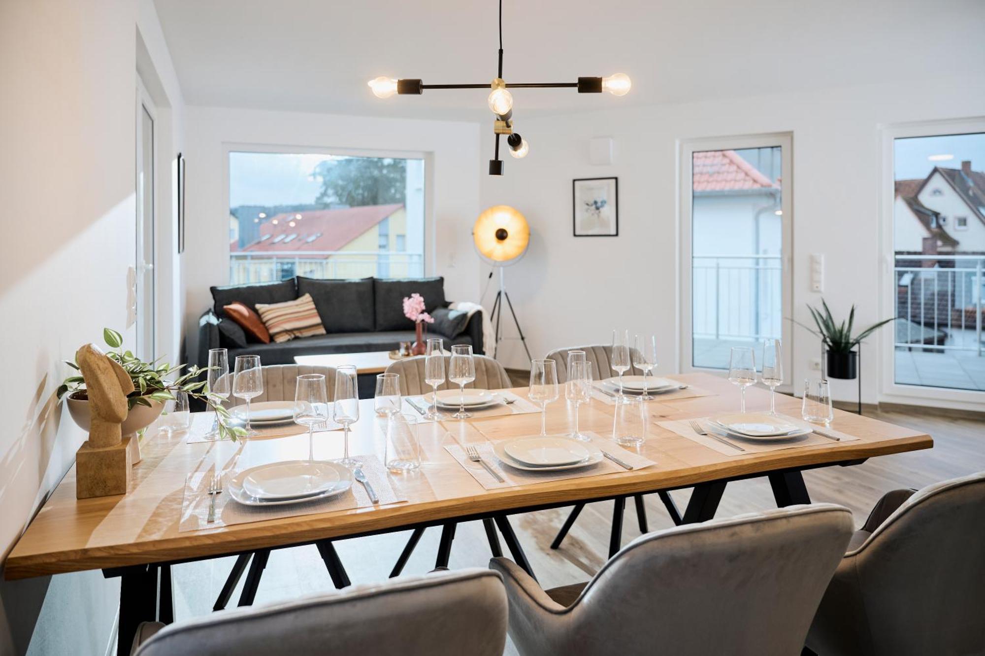 באד קיסינגן Moderne Apartments Mit Highspeed-Wlan Und Gratis-Tiefgarage Ihr Perfekter Rueckzugsort Nahe Dem Zentrum Und Der Therme I Barrierearm מראה חיצוני תמונה