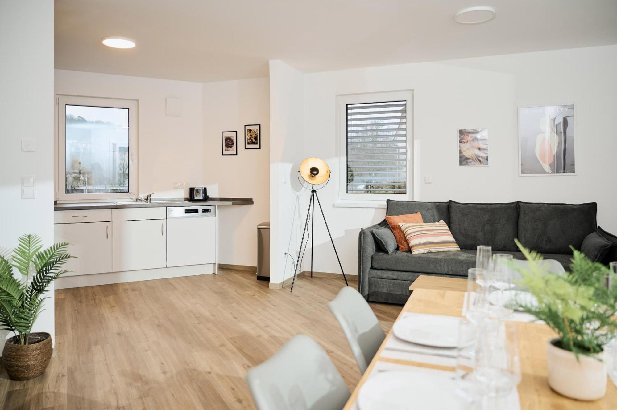 באד קיסינגן Moderne Apartments Mit Highspeed-Wlan Und Gratis-Tiefgarage Ihr Perfekter Rueckzugsort Nahe Dem Zentrum Und Der Therme I Barrierearm מראה חיצוני תמונה