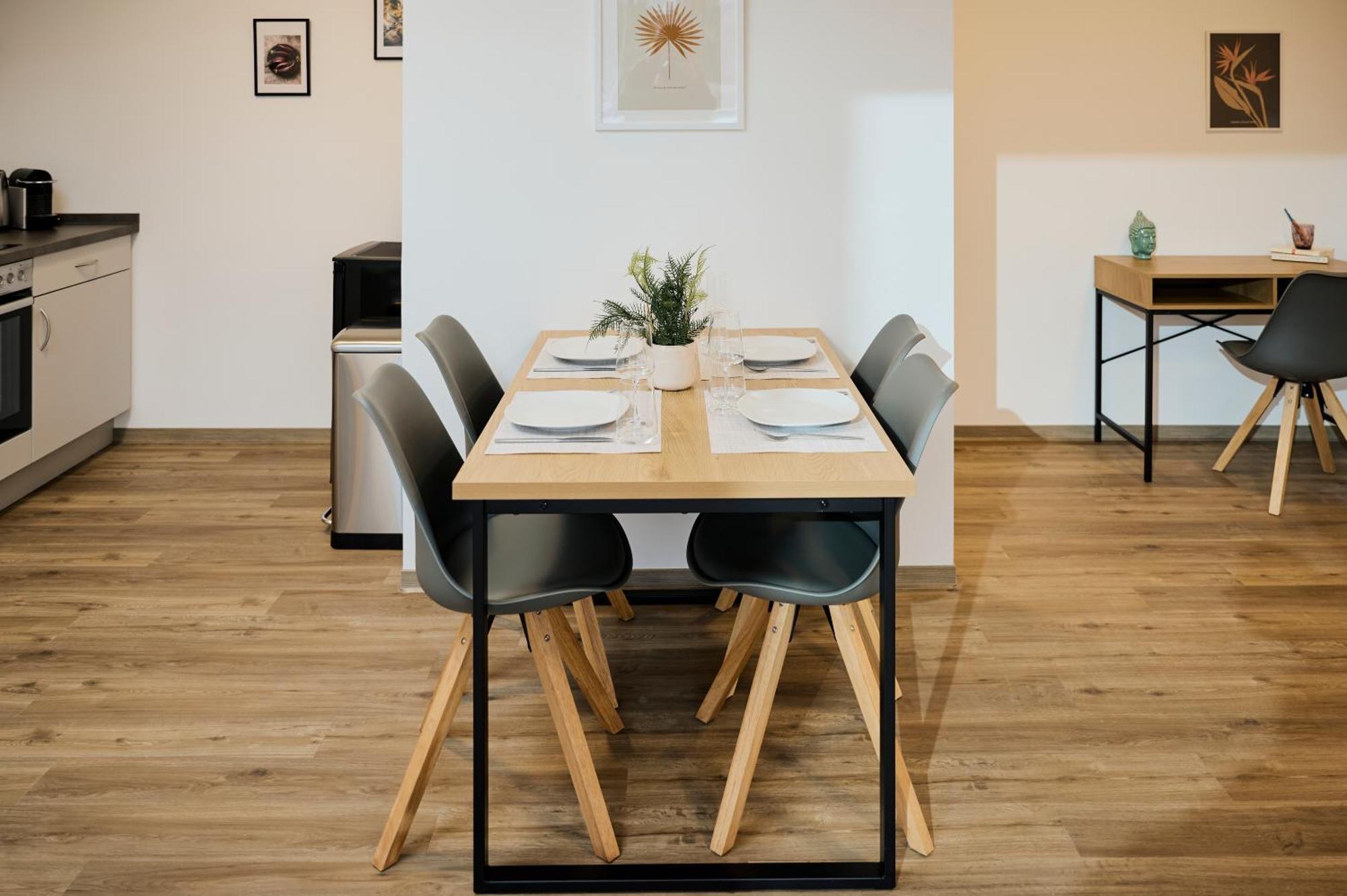 באד קיסינגן Moderne Apartments Mit Highspeed-Wlan Und Gratis-Tiefgarage Ihr Perfekter Rueckzugsort Nahe Dem Zentrum Und Der Therme I Barrierearm מראה חיצוני תמונה